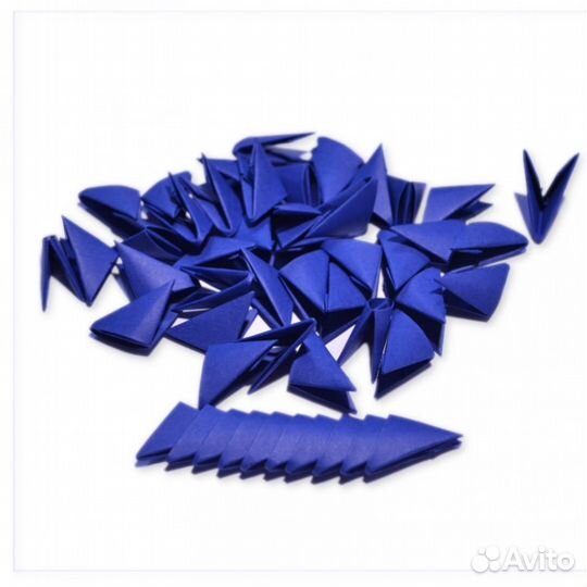 Набор готовых треугольных модулей для оригами