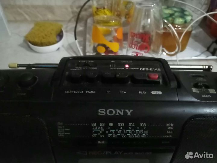 Магнитофон sony CFS E14S япония