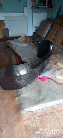 Задний бампер на LADA vesta седан