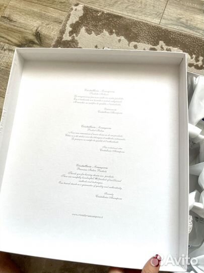 Набор бокалов серебро Италия