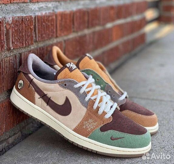 Кроссовки Nike Air Jordan 1 Retro Low OG Zion