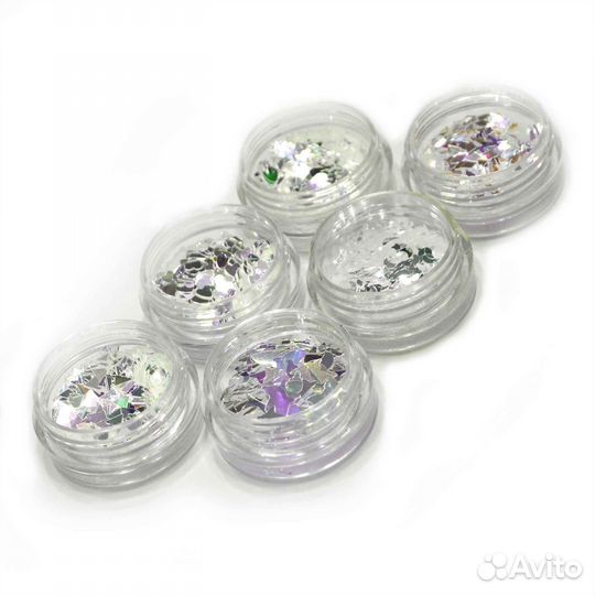 Блестки «Фигурные» лазерные, набор