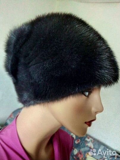 Шапка норковая женская
