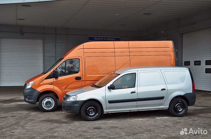 Водитель со своим авто типа фургон соболь/ларгус