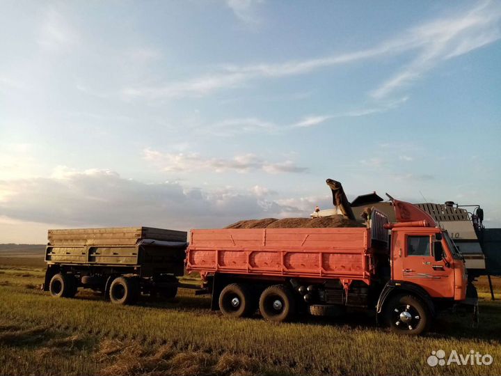 Услуги Камаз Сельхозник с прицепом