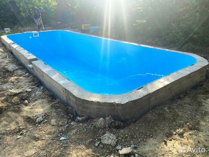 Бассейн из полипропилена 8x3