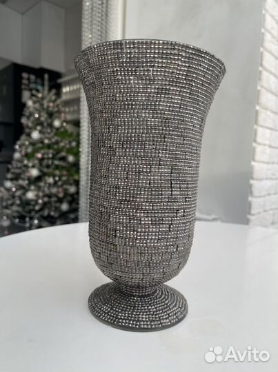 Ваза для цветов стекло высота 23 см