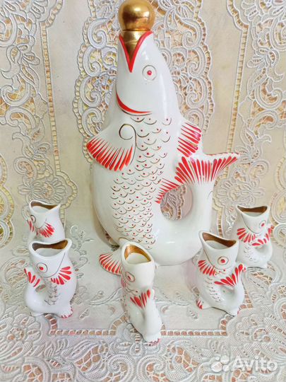 Фарфоровый набор Рыбки