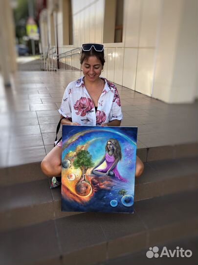 Интерьерная картина маслом