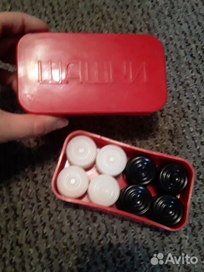 Шашки СССР винтаж полный набор отл состояние