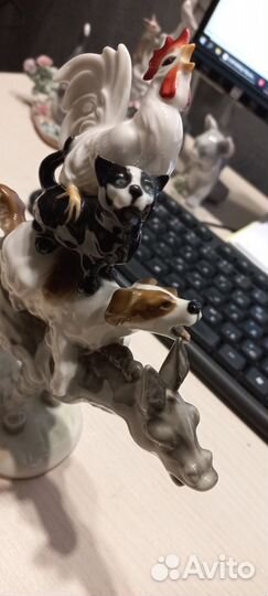 Бременские музыканты фигурка