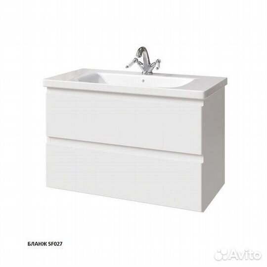 Тумба под раковину caprigo Forte 90 белый 36113-SF027