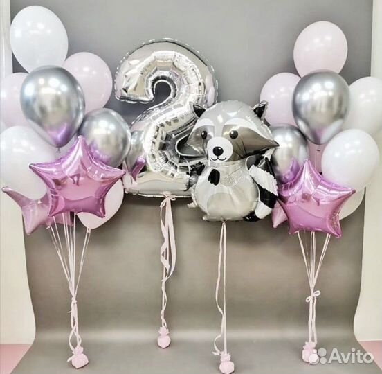 Воздушные шары для девочки