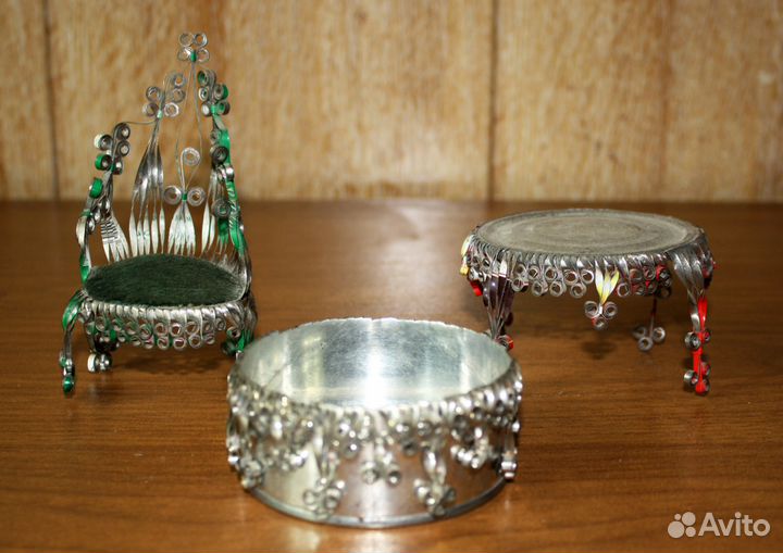 Мебель для кукольного домика. Ручная работа