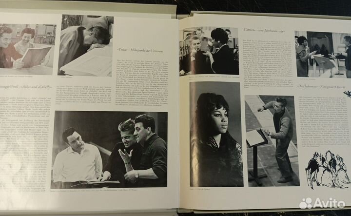 Tosca Aida Carmen Karajan винил Германия опера