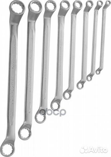 Набор ключей накидных 8 пр. 6-22 мм сумка JW W