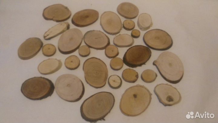 Спилы из дерева для декора