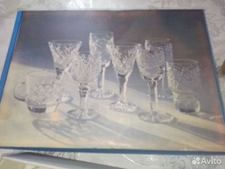 Хрустальные рюмки на ножке СССР