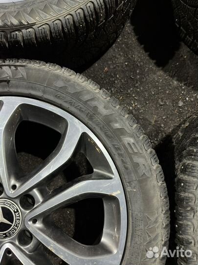 Комплект колес r17 mercedes w205, резина Pirelli