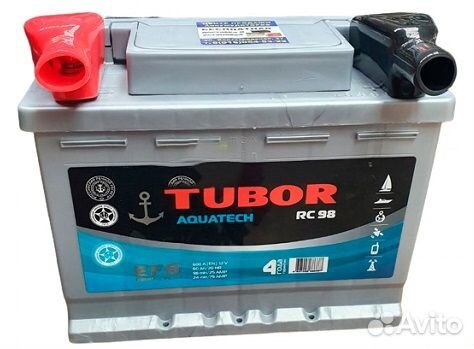 Аккумулятор tubor aquatech RC98 60Ah 600A Пп