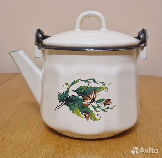 Чайник металлический эмалированный СССР