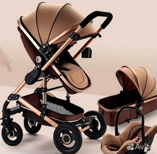 Коляска 3 в 1 для зимних прогулок