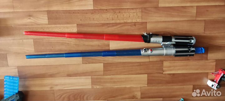 X shot бластеры и световые мечи