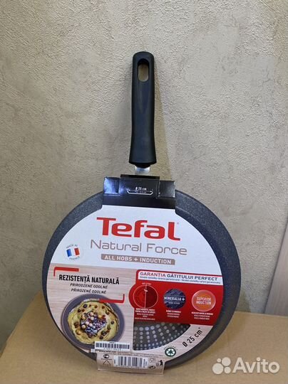Сковорода блинная Tefal Natural Force 25 см