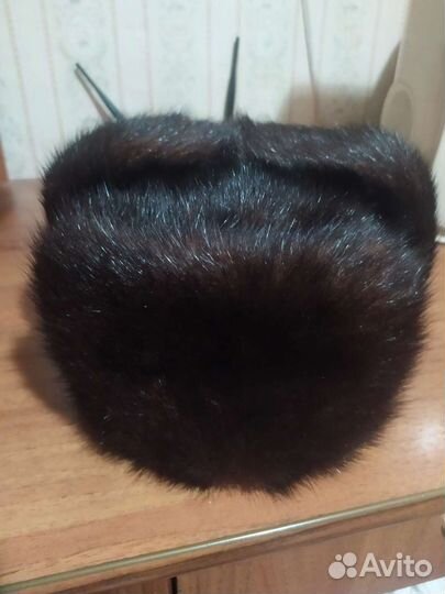 Норковая шапка мужская