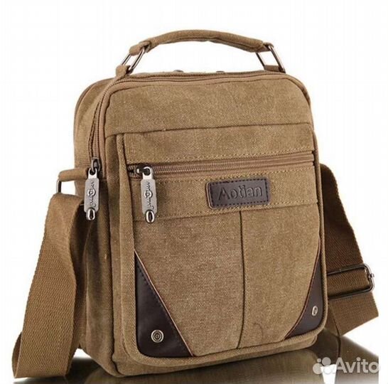 Мужская холщовая сумка