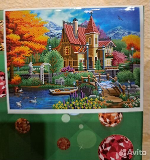 Алмазная мозаика на подрамнике 40 на 50