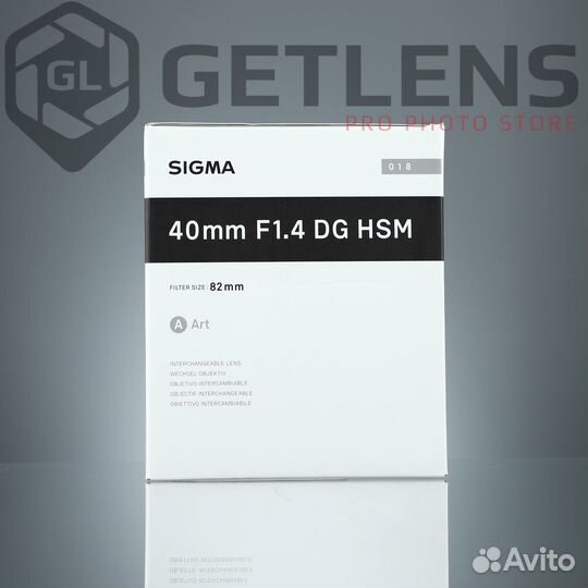 Sigma AF 40mm F/1.4 DG HSM ART canon (новый)