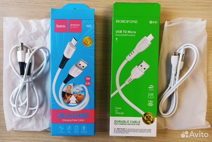 Кабель для зарядки micro usb (Hoco, Borofone)