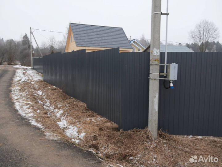 Заборы из профнастила от производителя