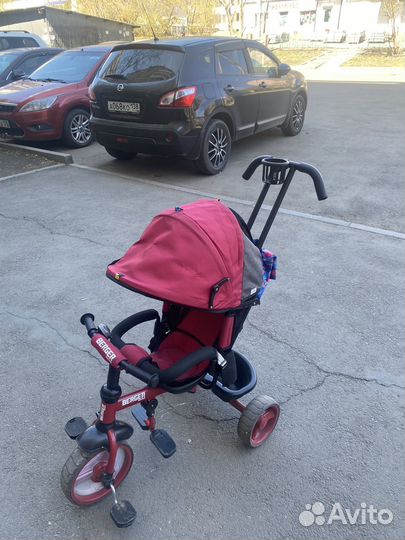 3-х колесный велосипед детский с ручкой