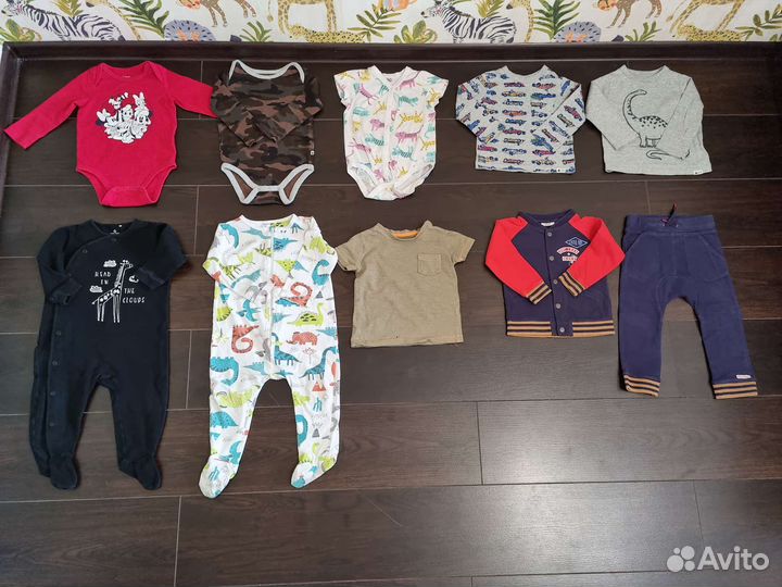 Пакет летних вещей на мальчика 80 размер