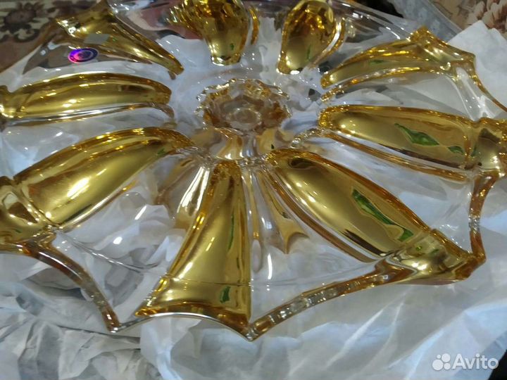 Ваза для фруктов на ножке.Англия.Plantik.Новая