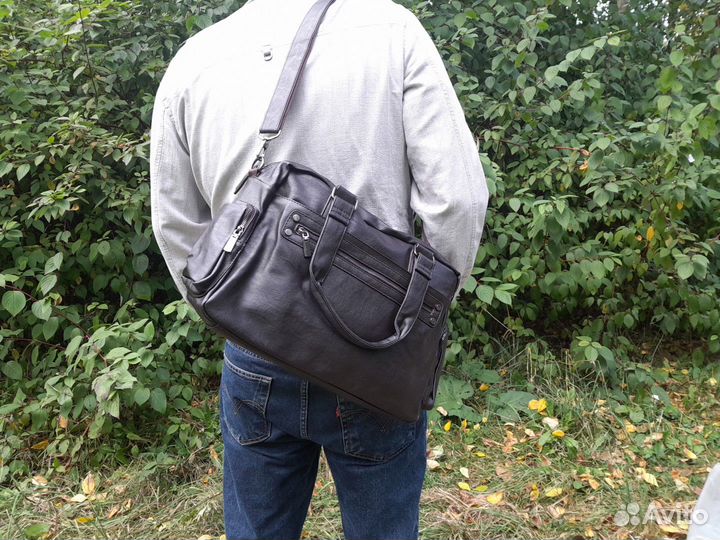Сумка мужская кожаная