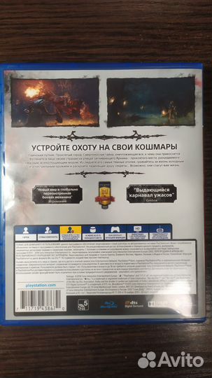 Игра Bloodborne диск на ps4