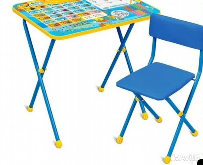 Детский столик для занятий со стульчиком