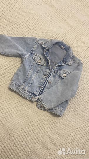 Куртка джинсовая на девочку 116