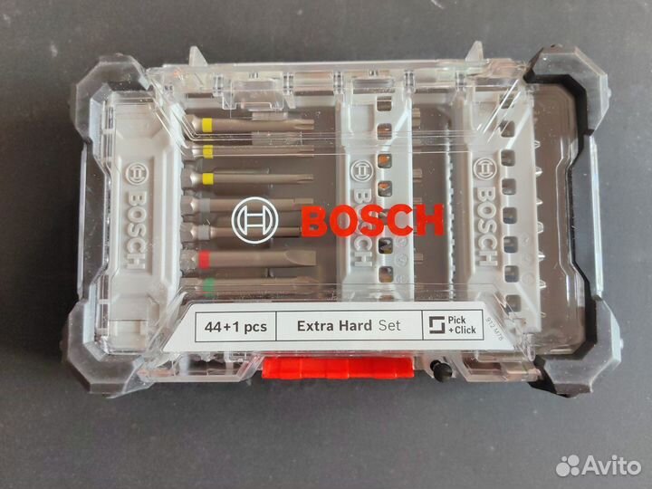 Набор бит и насадок bosch 44 предмета + отвертка