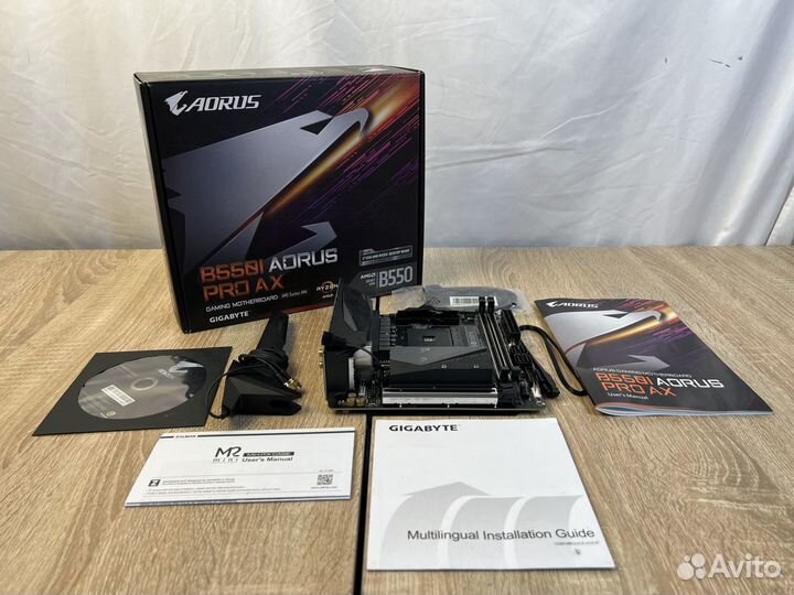 Материнская плата gigabyte B550I aorus PRO AX