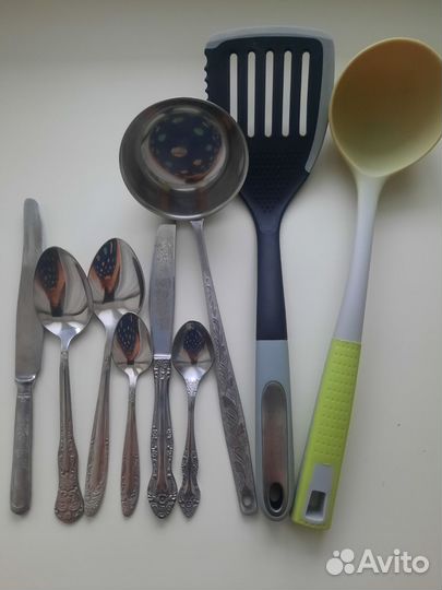 Ложки, ножи нержавейка, мк8, половник