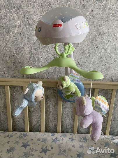 Мобиль в кроватку музыкальный