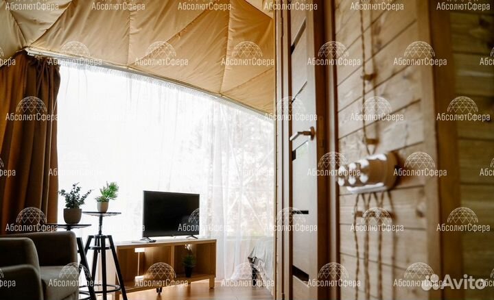 Геокупол.Шатер для глэмпинга.Быстровозводимый дом