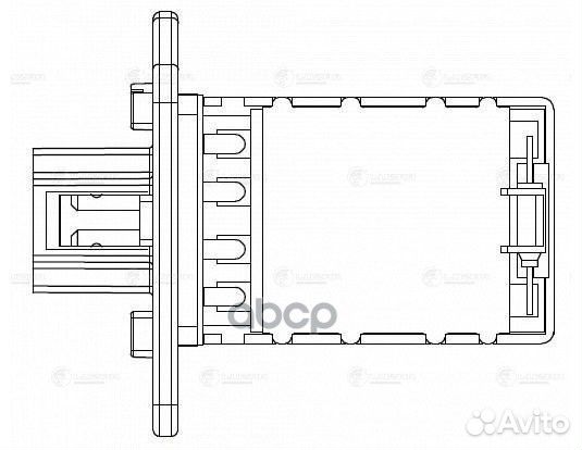 Резистор э/вент. отоп. для а/м SsangYong Kyron