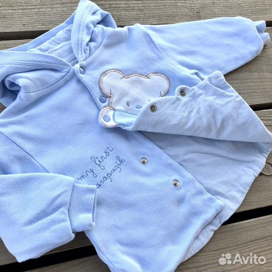 Утеплённый костюм 74 р-р кофта, брюки