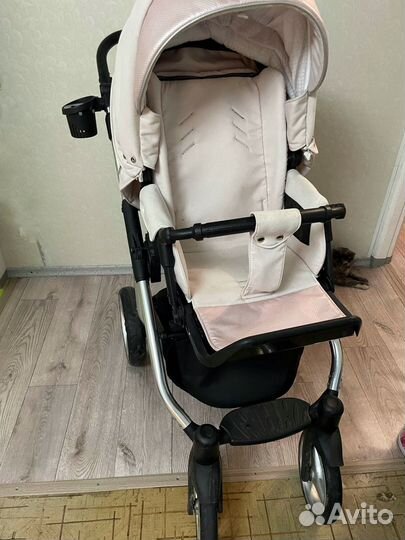 Коляска Adamex Sierra 2в1 для девочки
