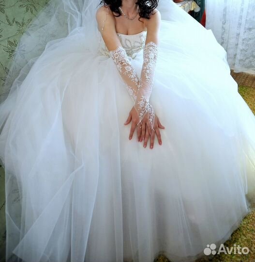 Пышное платье для невесты-принцессы